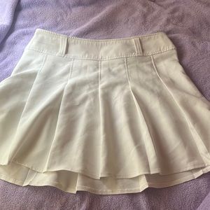 White Tennis skirt